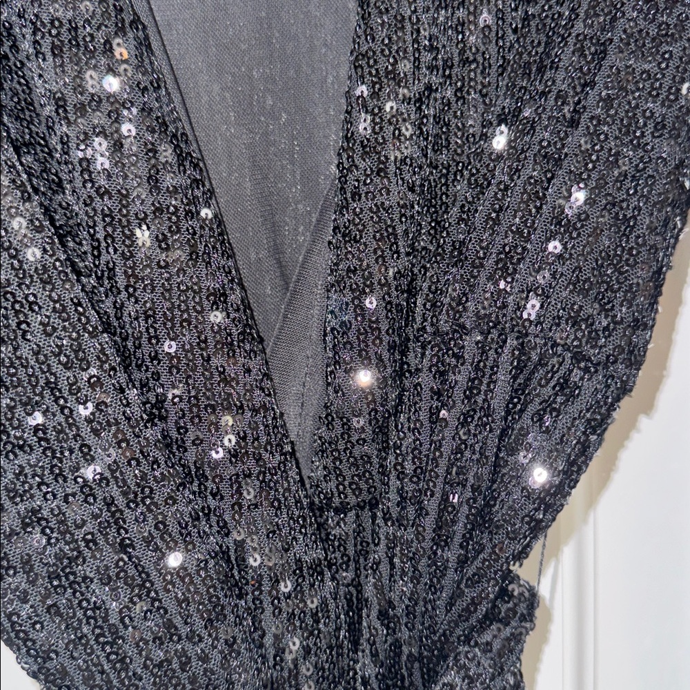 Free People Christa Black Sequin Jumpsuit - Picture 5 of 5